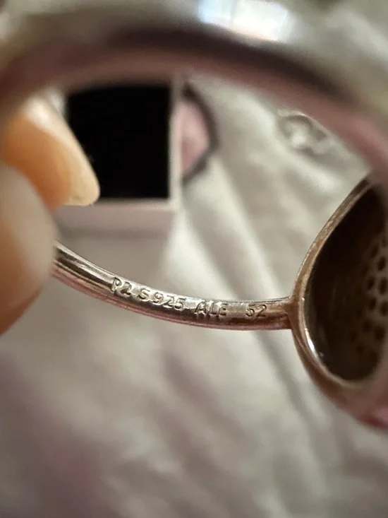 Pandora Signature Pave Logo ring in 925 Silver - Picture 2 of 2